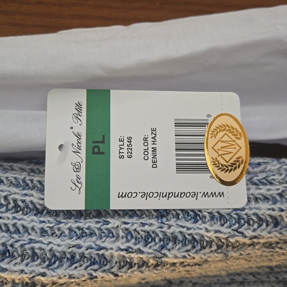 Sweater Vest and Lightweight Turtleneck Petite Large Lea&Nicole - Picture 2 of 5